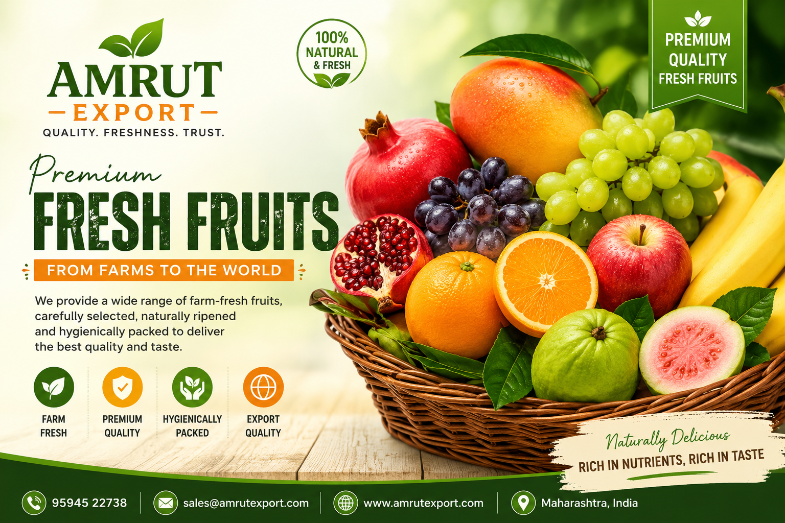 Amrut Export Shipment Ready Produce